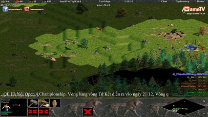 Hà Nội Open 4   Tứ Kết  GameTV1 vs Yugi Club 1 T6
