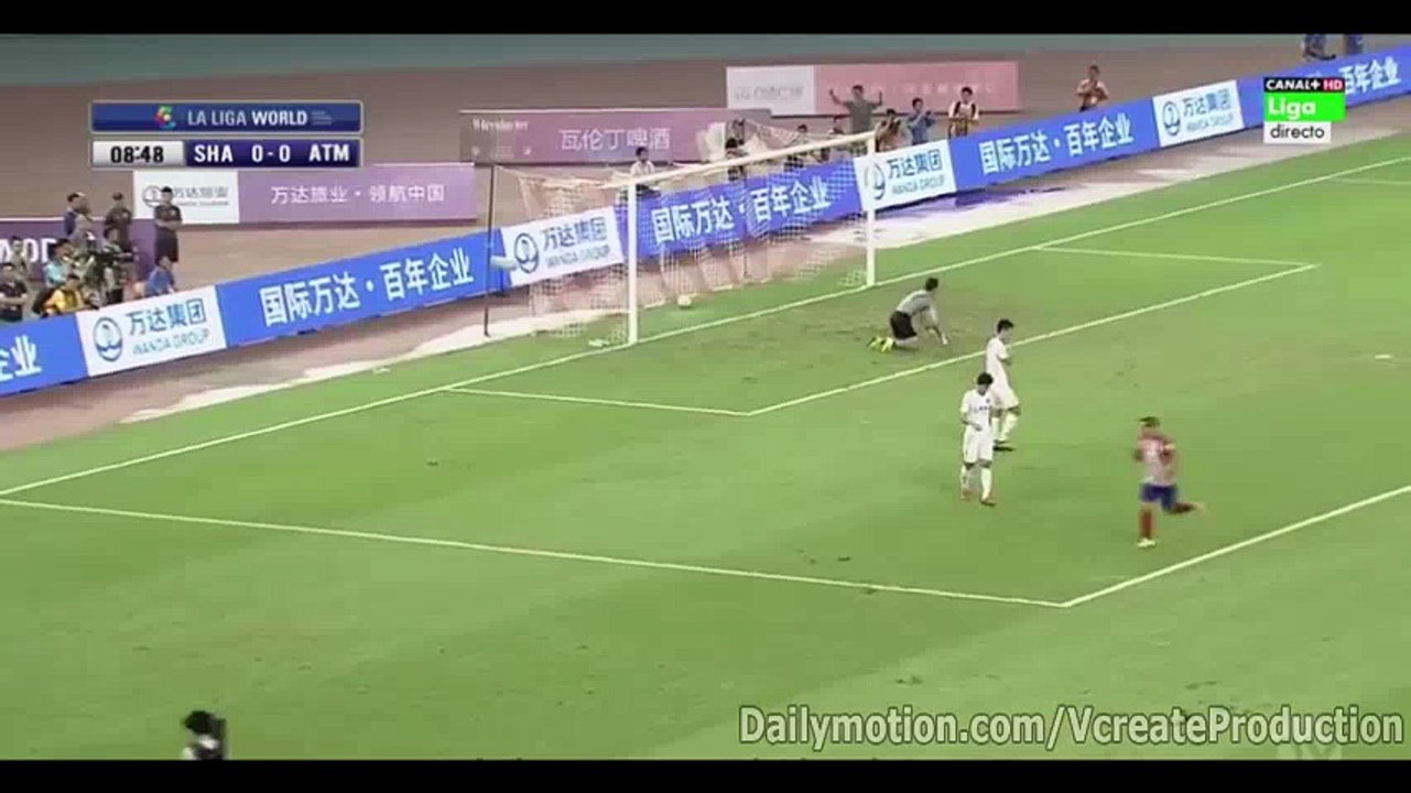 Full Highlights HD Shanghai 0-3 Atletico Madrid - Friendly 04.08.2015