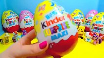 Inside Out Toys Opening Surprise Eggs Minions 2015 Maxi Kinder Hello Kitty Disney Princess