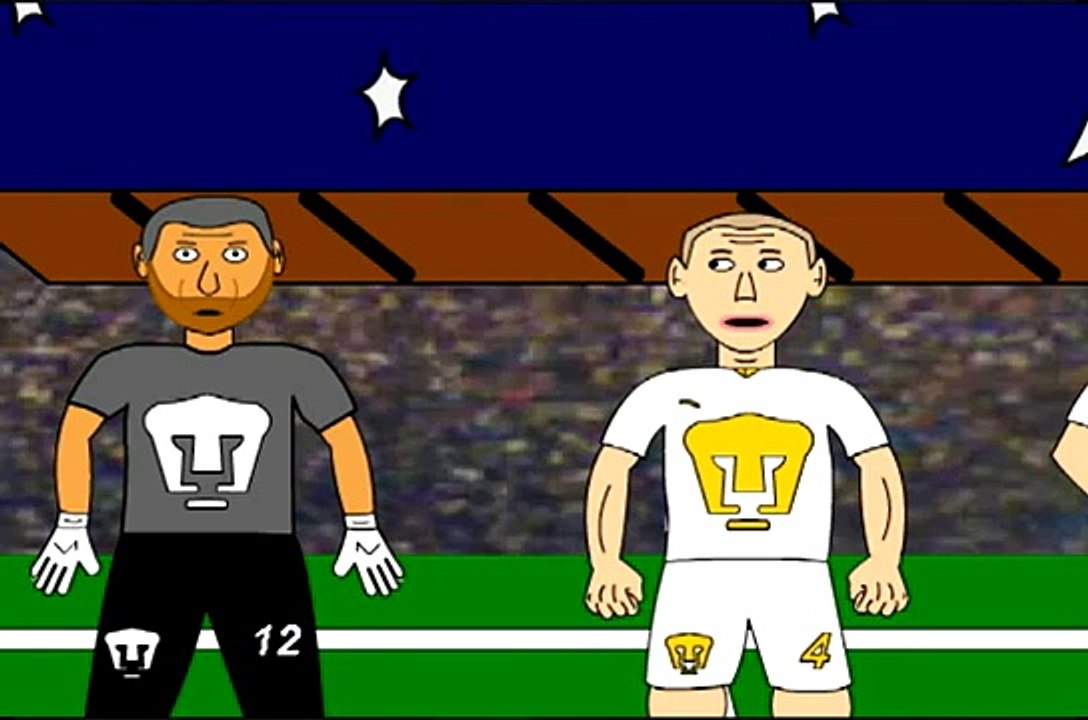 Caricatura Pumas Estudiantes Tecos vs UNAM Apertura 2010 Jornada 8   - YouTube