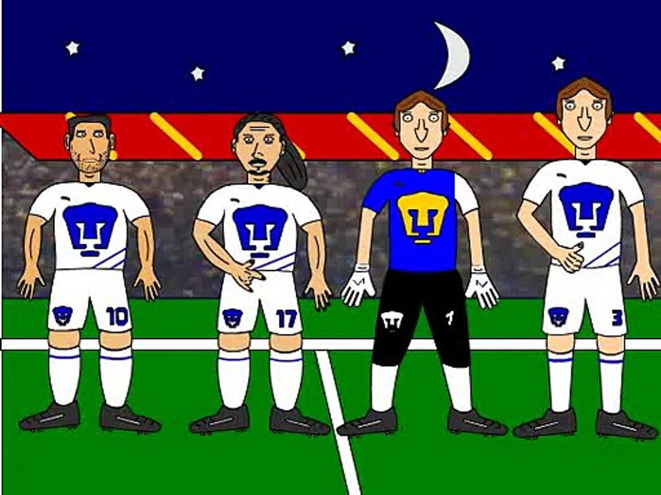 Caricatura Pumas Estudiantes Tecos vs UNAM Jornada 10 Apertura 2011