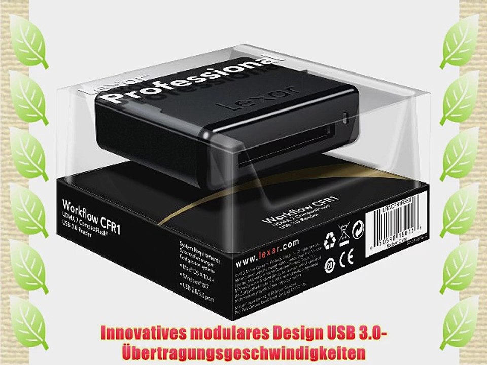 Lexar LRWCFR1RBEU Workflow Kartenleser (CompactFlash USB 3.0) schwarz