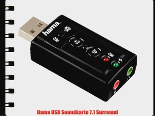 Hama USB Soundkarte 7.1 Surround