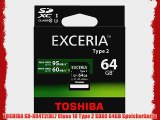 TOSHIBA SD-X64T2(BL7 Class 10 Type 2 SDXC 64GB Speicherkarte