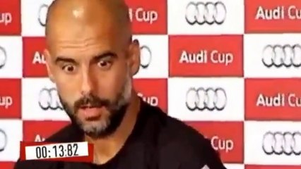 La inquietante mirada perdida de Guardiola
