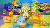 Play Doh Surprise Eggs Despicable Me Minions Toys Cars 2 Disney