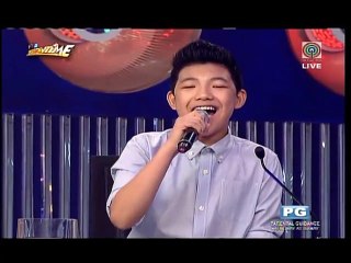 DARREN ESPANTO on ITS SHOWTIME-CHANDELIER (08-4-2015)