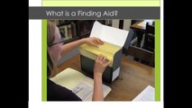 Using Finding Aids in Special Collections and University Archives