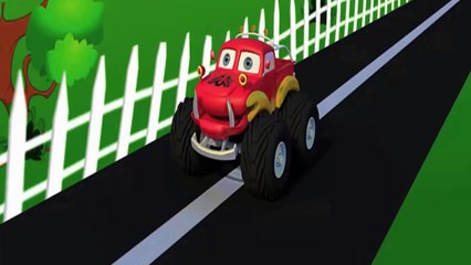 Monster Trucks Cartoon Collection  - Video Monster Truck Stunt Cartoon for kids
