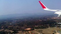 Landing at Nan Nakhon Airport (Nan-Thailand) [Inaugural Flight of AirAsia]