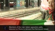 Italians descend on Rome to protest against Silvio Berlusconi