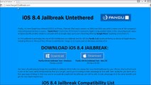 New release pangu iOS 8.4 Jailbreak untethered for Iphone 5s/5c/5, 4S/4, 3GS