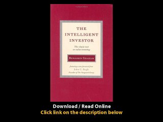 [Download PDF] The Intelligent Investor The Classic Text on Value Investing