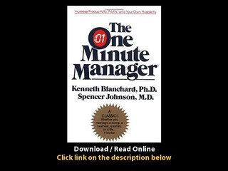 [Download PDF] The One Minute Manager