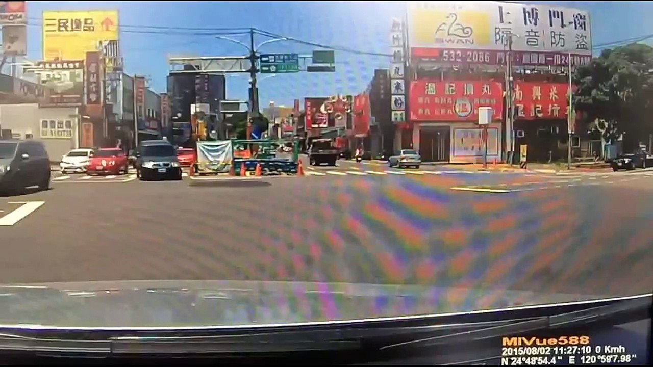 Car swallowed whole