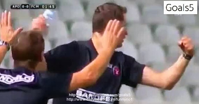 Erik Sviatchenko Goal APOEL 0 - 1 Midtjylland Champions League 4-8-2015