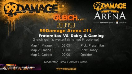 99DAMAGE Arena #11 mit Horstor - German Stream (REPLAY) (2015-08-04 20:06:04 - 2015-08-04 22:07:34)