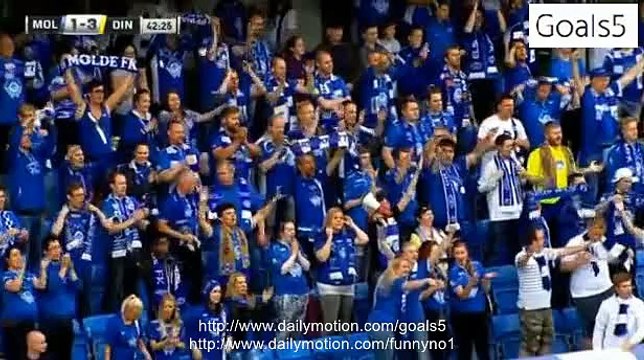 Etzaz Hussain Goal Molde 1 - 3 Dinamo Zagreb Champions League 4-8-2015