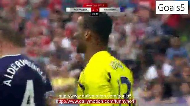 Gareth Bale Goal Real Madrid 2 - 0 Tottenham Audi Cup 04-08-2015