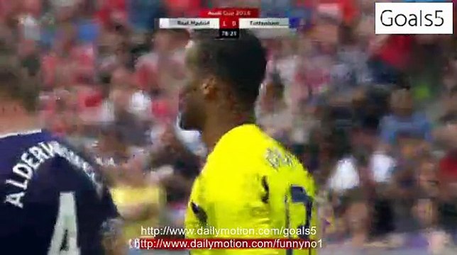 Gareth Bale Goal Real Madrid 2 - 0 Tottenham Audi Cup 04-08-2015