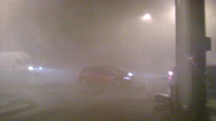 Imagine walking through this insane rain storm?