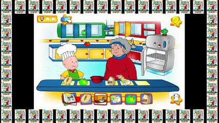 Caillou Cooking With Grandma Cartoon Animation PBS Kids Game Play Walkthrough