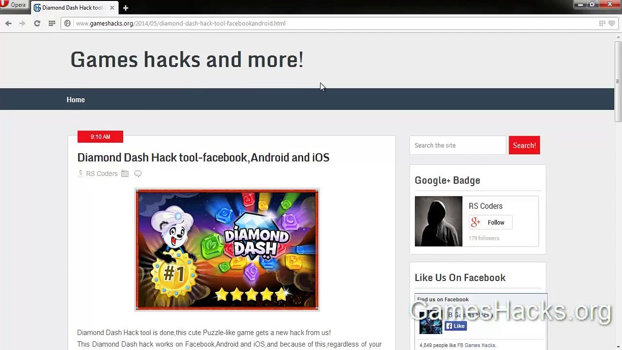 Diamond Dash Cheats for Unlimited Gold and LivesAndroid and iOS2