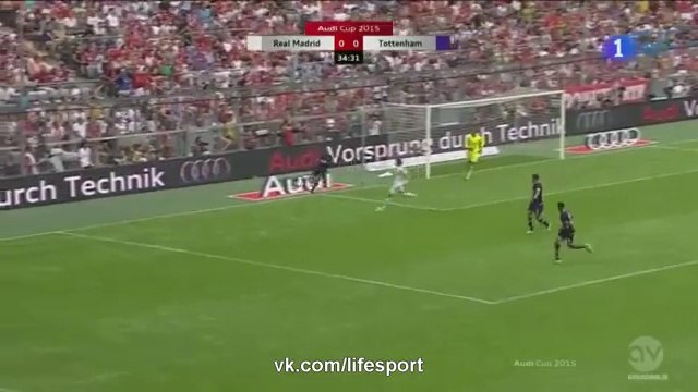 Real Madrid 2 - 0 Tottenham Hotspur All Goals and Full Highlights 04/08/2015 - Audi Cup