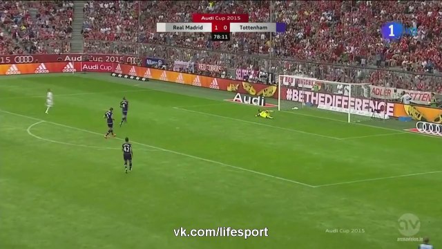 Real Madrid 2 - 0 Tottenham Hotspur All Goals and Full Highlights HD 04/08/2015 - Audi Cup