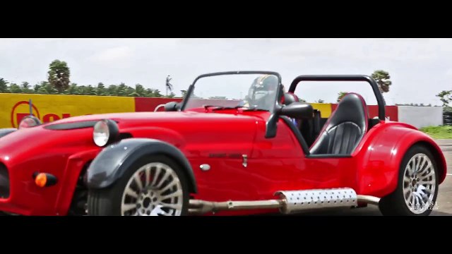 Westfield Sport 2000 Completed Race Car Kit Test Drive on Coimbatore Race Track, India 2013 [HD]