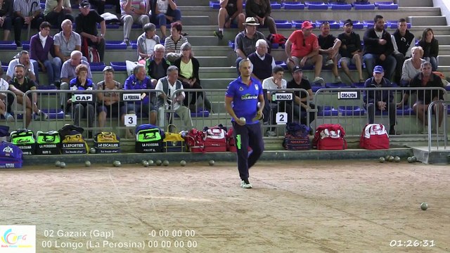 Mène 4, Finale du 38ème Souvenir Robert Millon, Sport Boules, Gap 2015