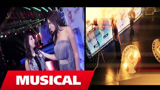 Valbona Halili - backtage (Musical-Fest)