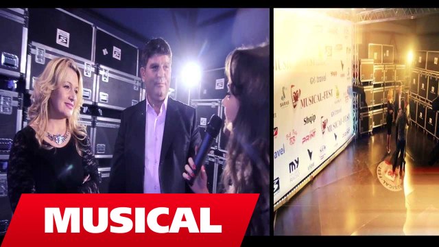 Enkelejda & Hysni Alushi - backstage (Musical-Fest)