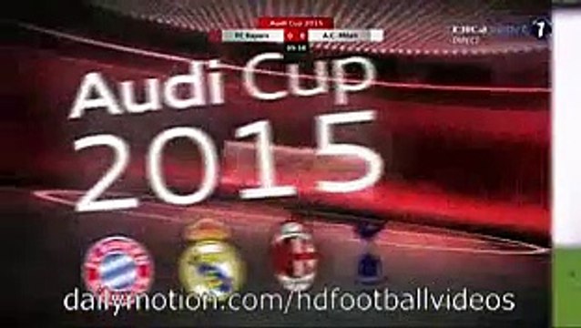 Joshua Kimmich Gets Injured FC Bayern Munchen 0-0 AC Milan (Audi Cup 2015) HD