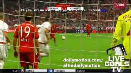 Douglas Costa Amazing Free Kick Chance - Bayern 0-0 AC Milan - 04.08.2015 - Audi Cup