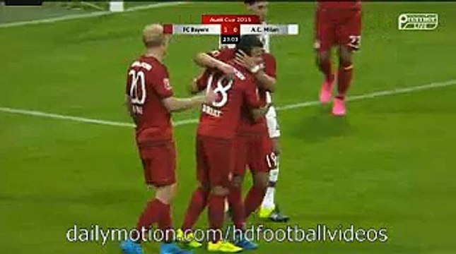 Juan Bernat Amazing Header Goal FC Bayern Munchen 1-0 AC Milan (Audi Cup 2015) HD
