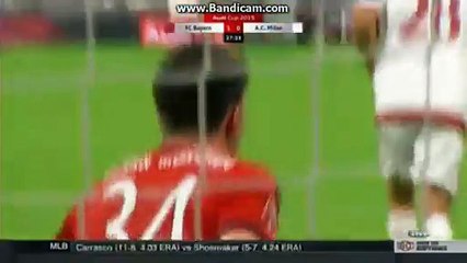 Douglas Costa amazing cross Bayern Munich 1-0 Milan