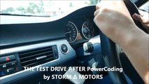 BMW 320d diesel engine test drive after PowerCoding