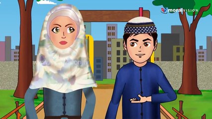 Change this clothe shirt Bari !! Short cartoon animation for children islamic