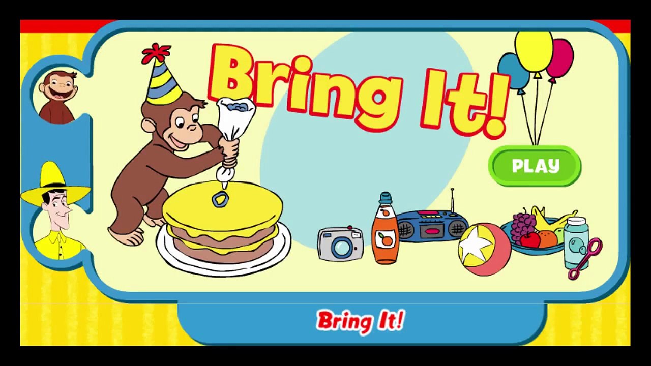 Curious George Bring It Cartoon Animation PBS Kids Game Play Walkthrough 2015 Full HD