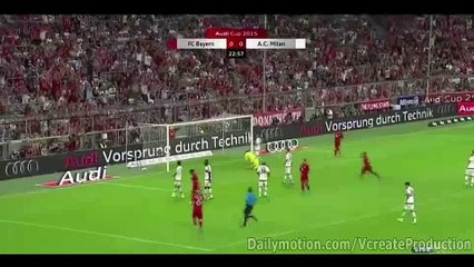 Juan Bernat 1-0 HD - FC Bayern München v. AC Milan - Audi Cup 04.08.2015 HD