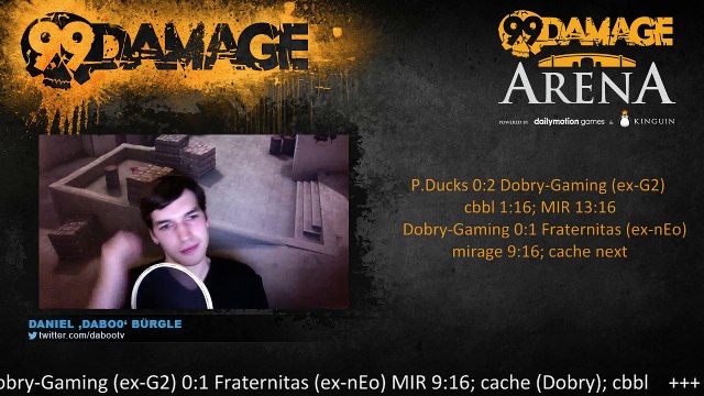 dabo0 - 99DMG Arena #11: P.Ducks vs DobryGaming (ex-Gamers2) @18CEST + the winner vs Fraternitas (ex-nEophyte) @21CEST (REPLAY) (2015-08-04 22:01:55 - 2015-08-04 22:38:17)