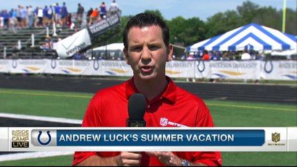 Andrew Luck's summer vacation