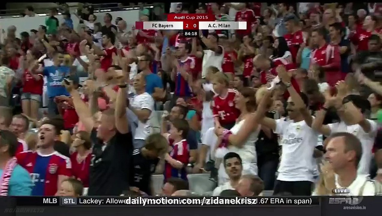 Robert Lewandowski 3-0 HD _ FC Bayern München v. AC Milan - Audi Cup 04.08.2015 HD