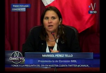 Nadine Heredia: Pérez Tello dice que amparo no impide que citen a primera dama