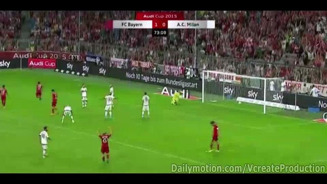 2-0 Mario Götze Great Goal HD - FC Bayern v. AC Milan - Audi Cup 04.08.2015