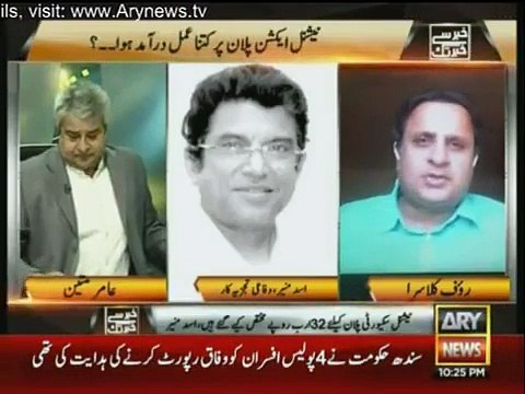 Due to Terrorism we have Lost 78 billion rupees.why financ ministary dont supports NECTA?Rauf Klasra