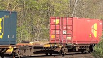 HD: Heavy Duty Mountain Railroading: CSX Trains at Chester, MA 4/20/12