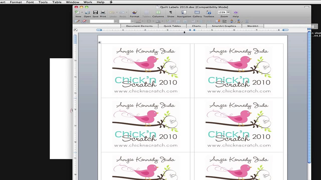 How to make Quilt Label