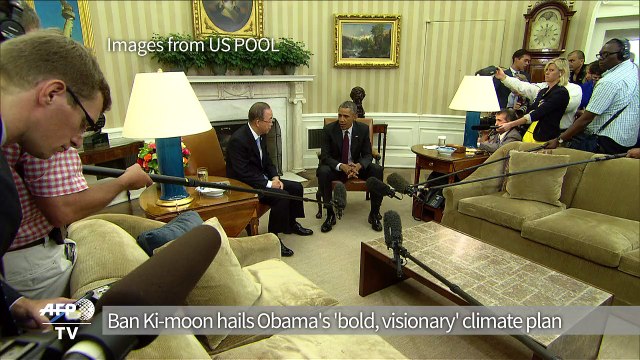 Ban Ki-moon hails Obama's 'bold and visionary' climate plan